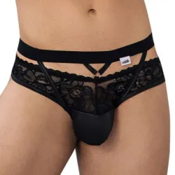 CandyMan Jockstrap Dentelle Lalita Noir